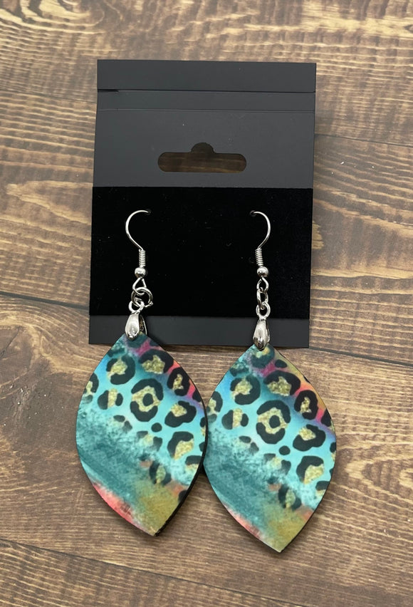 Large dangle earrings