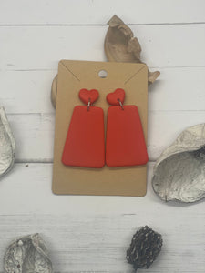 Red Clay Earrings