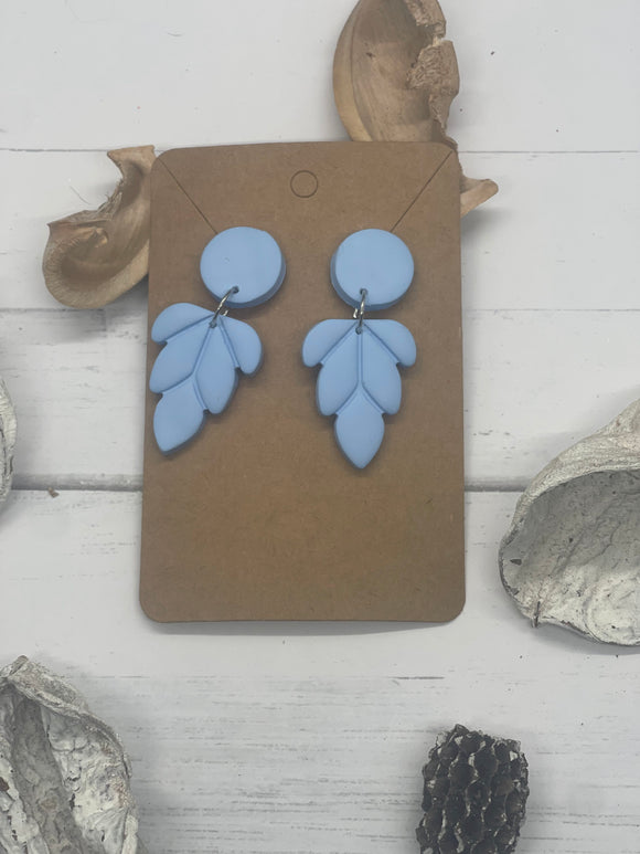 Blue Clay Earrings