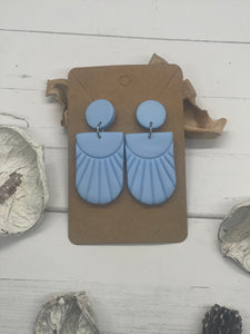 Blue Clay Earrings