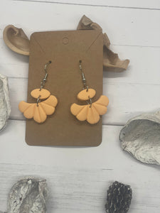 Peach Clay Earrings