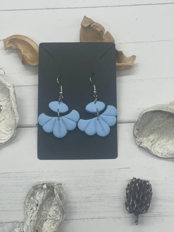 Blue Clay Earrings