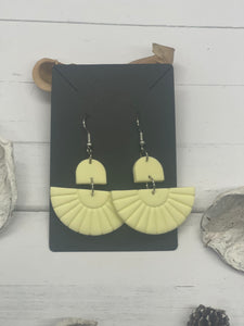 Yellow Clay Earrings