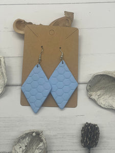 Blue Clay Earrings