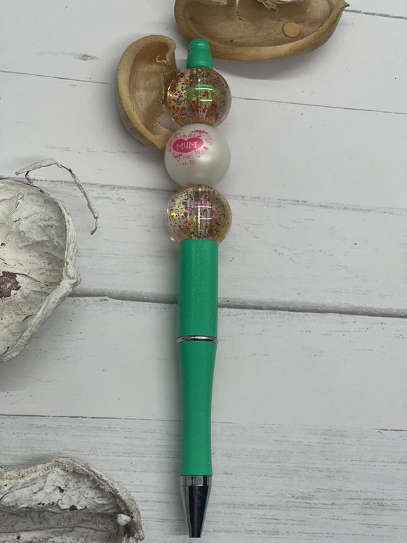 Mom beaded pen