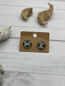 Soccer Stud Earrings