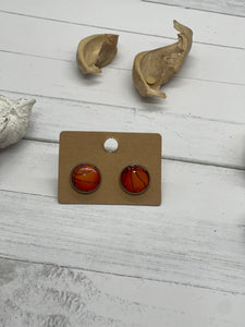 Basketball Stud Earrings