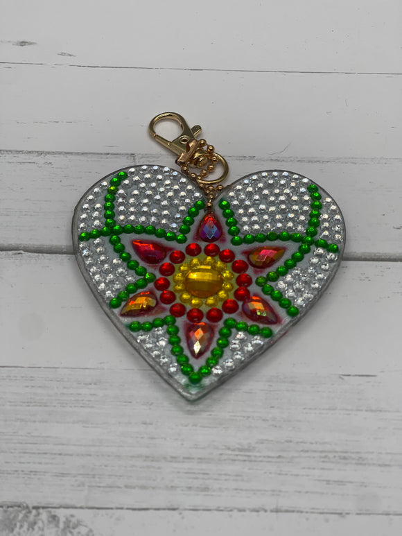 Diamond Heart Keychain/Suncatcher