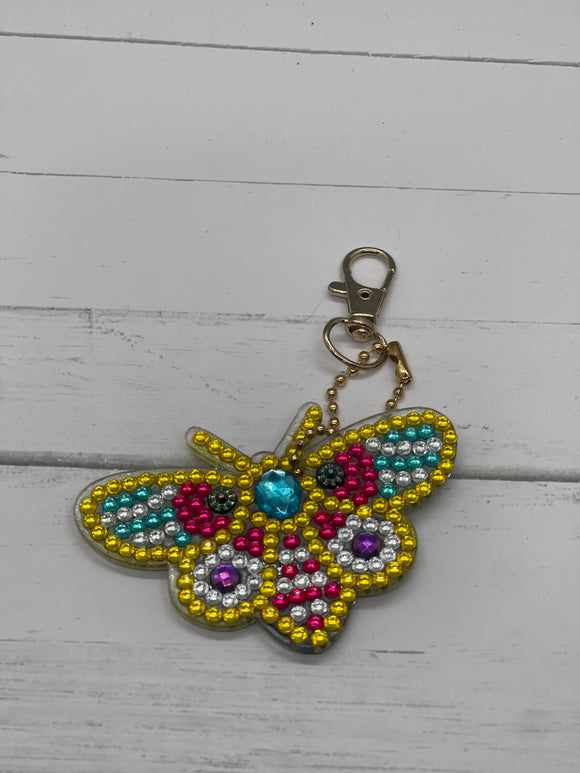 Butterfly Diamond Keychain/Suncatcher