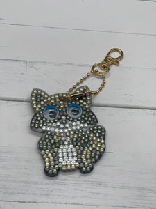 Raccoon Diamond Keychain/Suncatcher