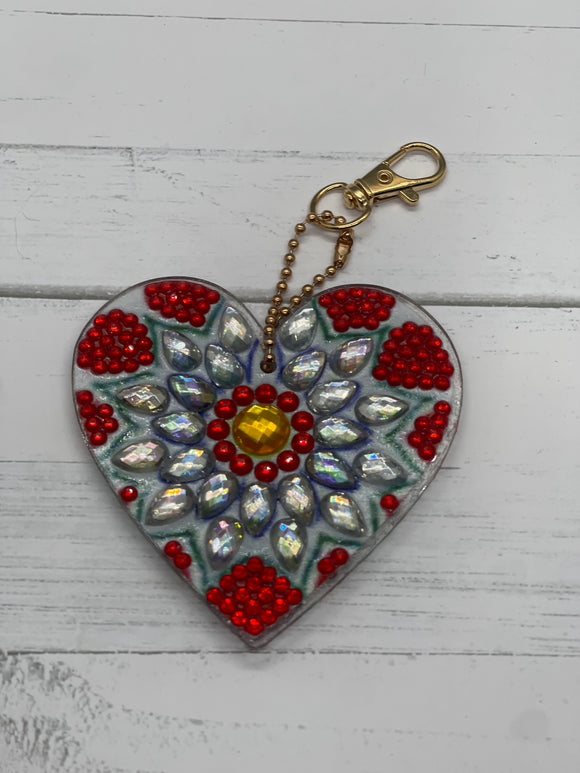 Diamond Heart Keychain/Suncatcher