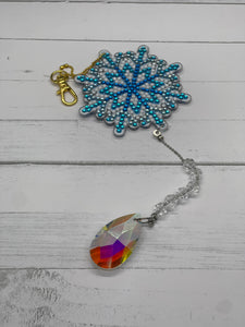 Snowflake Diamond Keychain/Suncatcher