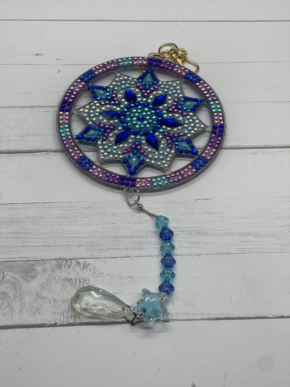 Snowflake Diamond Keychain/Suncatcher