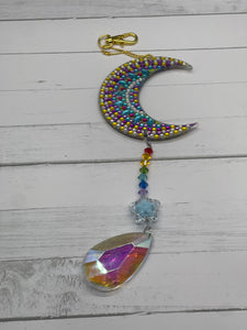 Moon Diamond Keychain/Suncatcher