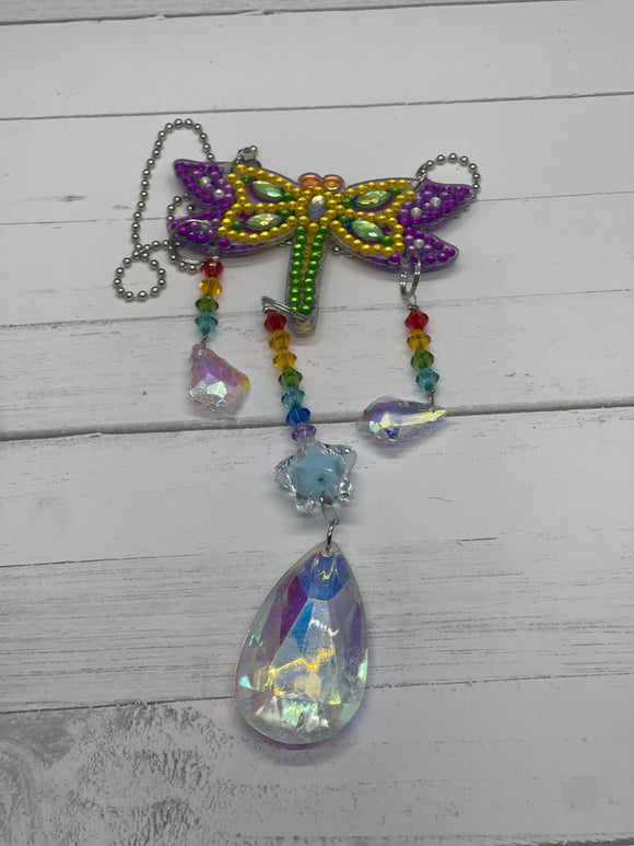 Butterfly Diamond Keychain/Suncatcher