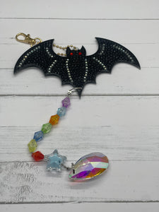 Bat Halloween Diamond Keychain/Suncatcher