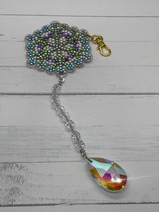 Snowflake Diamond Keychain/Suncatcher