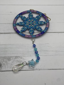 Snowflake Diamond Keychain/Suncatcher