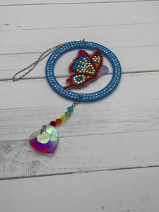 Butterfly Diamond Keychain/Suncatcher