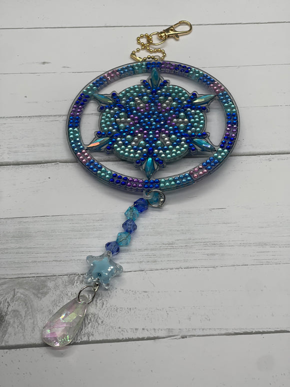 Snowflake Diamond Keychain/Suncatcher