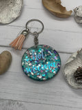 Blue Hot mama keychain