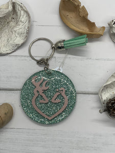 Turquoise Hunting keychain