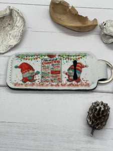 Christmas Lip Gloss/Chapstick Keychain