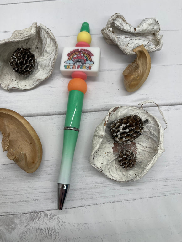 Always Protect Your Peace Beaded Pen