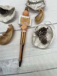 Mama Needs Coffee Beaded Pen