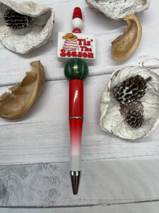 Tis the Season Beaded Pen