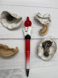 Tooth Beaded Pen