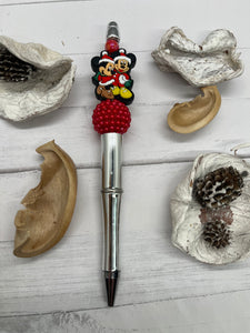 Christmas Santa Beaded Pen