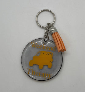 Weekend therapy keychain